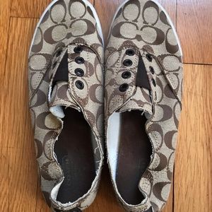 Coach slip on shoes